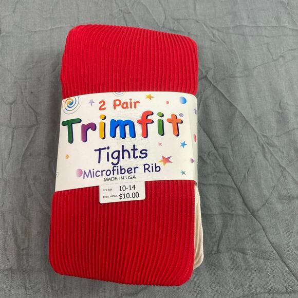 5 for $25 2 Pack Trimfit Microfiber Leggings Tights - Picture 1 of 4